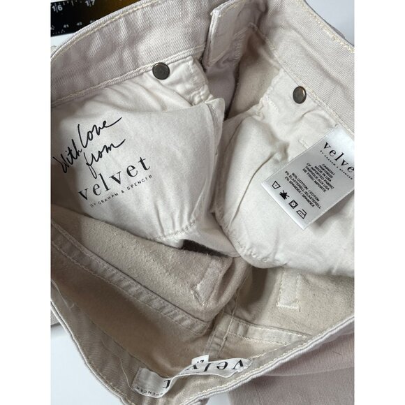 Velvet Graham & Spencer Toni Skinny Jeans Women’s 27 4 Tan Stretch - Picture 8 of 12